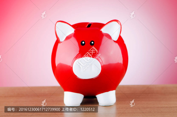 商業(yè)概念中的存錢罐