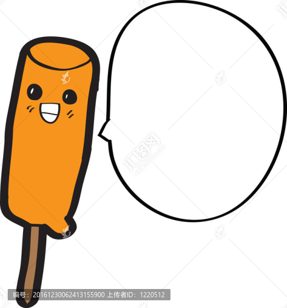 復古冰淇淋角色