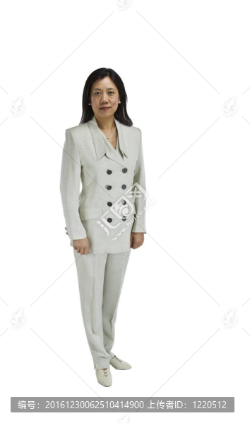 穿白色衣服的商業(yè)女性
