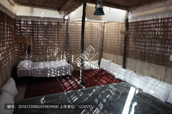 阿吉曼傳統(tǒng)的貝都因人的房子；阿拉伯聯(lián)合酋長(zhǎng)國(guó)