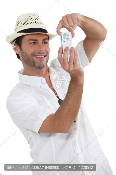 人拍照