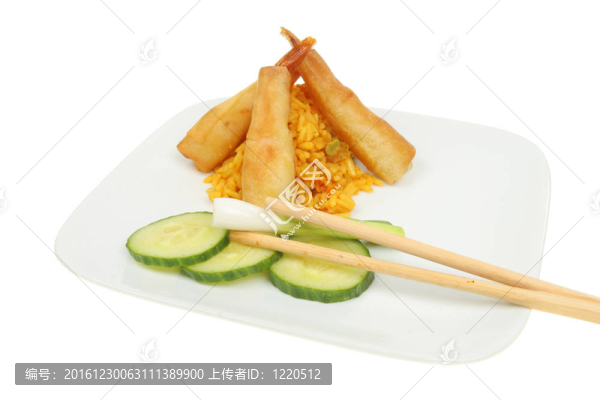 費(fèi)羅蝦米飯和配菜