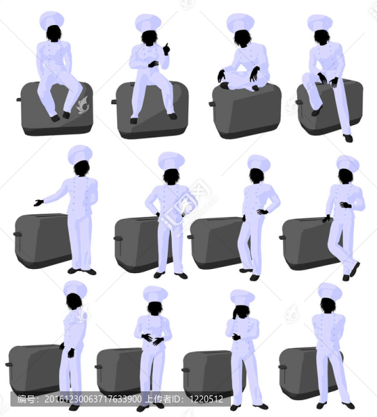 男主廚藝術剪影