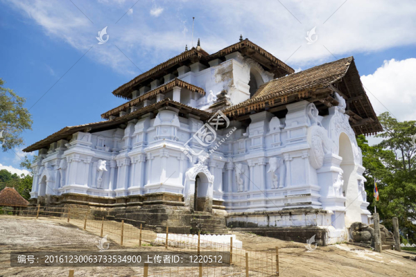 lankathilaka,viharaya寺；Kandy；斯里蘭卡