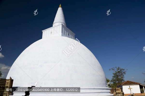 Mirisavetiya,Stupa；阿努拉德普勒；斯里蘭卡