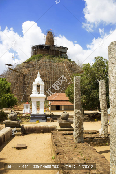 Abhayagiriya,Dagoba；阿努拉德普勒；斯里蘭卡