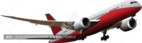 乘飛機(jī)。彩色