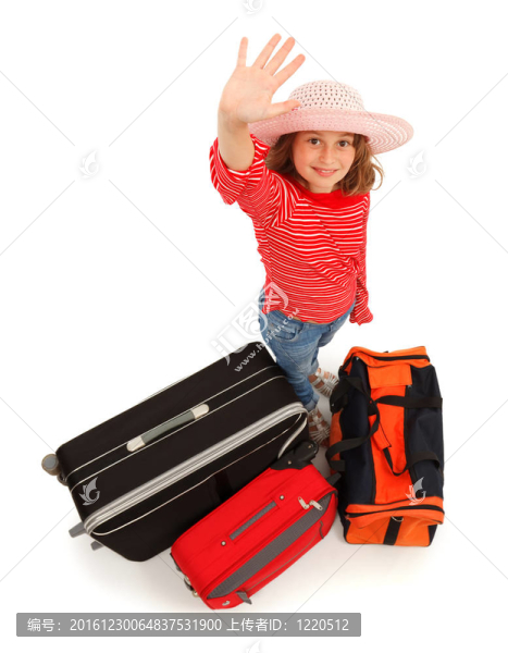 小旅行的女孩