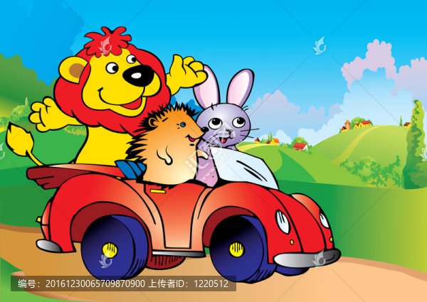 汽車動(dòng)物。