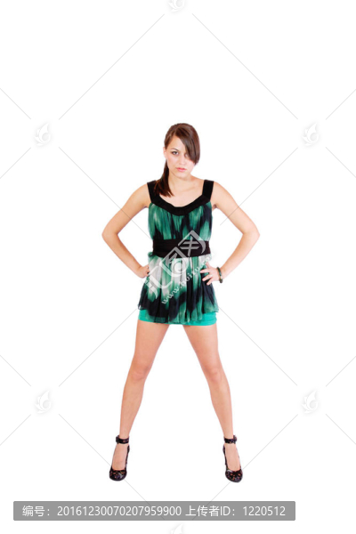 一個(gè)清新可愛(ài)的女人的畫(huà)像
