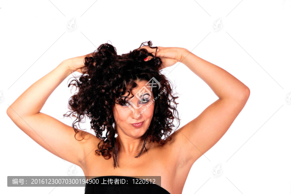 美麗的微笑的女人