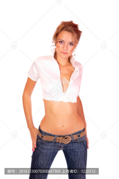 美麗的微笑的女人
