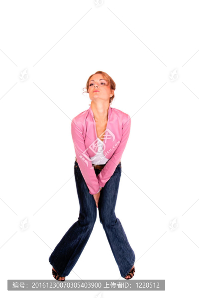 美麗的微笑的女人