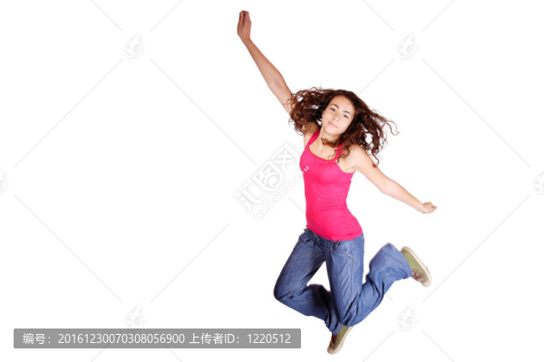 美麗的微笑的女人