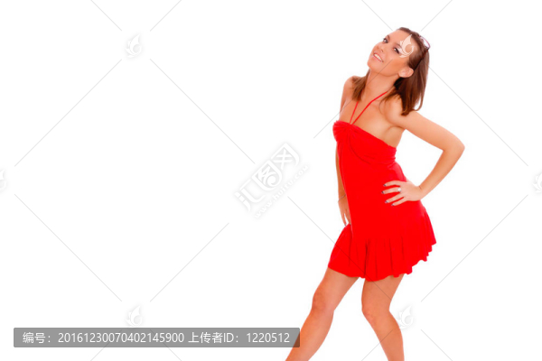一個清新可愛的女人的畫像