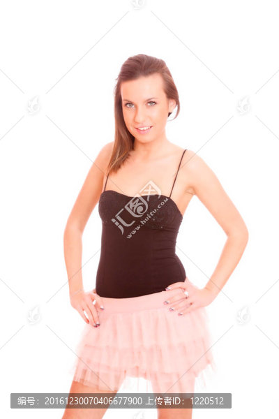 一個清新可愛的女人的畫像