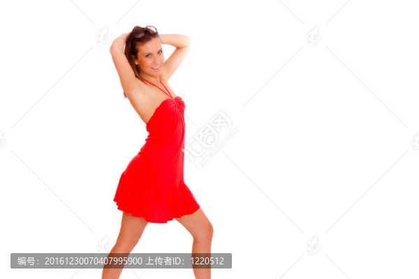 一個(gè)清新可愛(ài)的女人的畫(huà)像