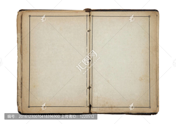 打開舊的空白書