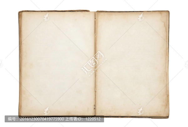 打開舊的空白書
