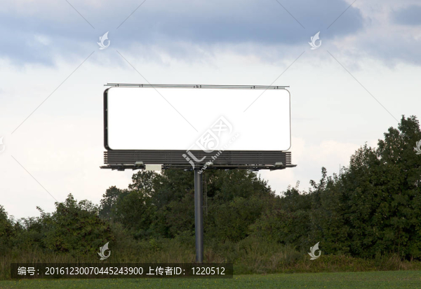 空的廣告牌