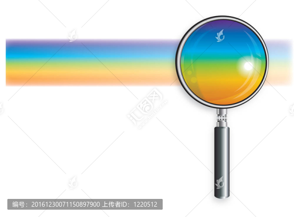 彩虹與Magnifying,Glass
