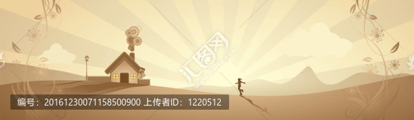 日落景觀場(chǎng)景