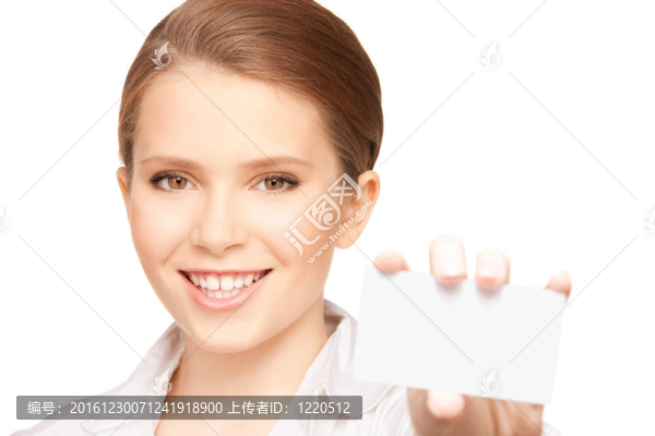 帶名片的女人