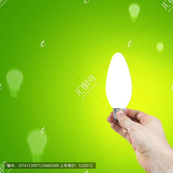 白色的燈泡