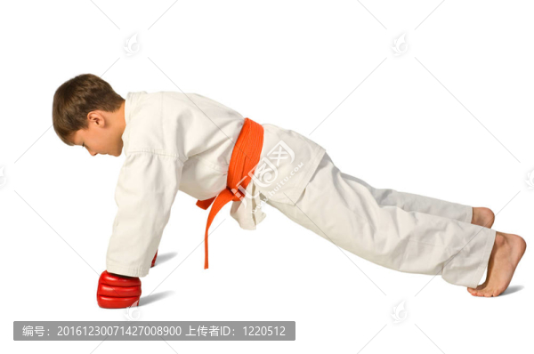 合氣道的男孩