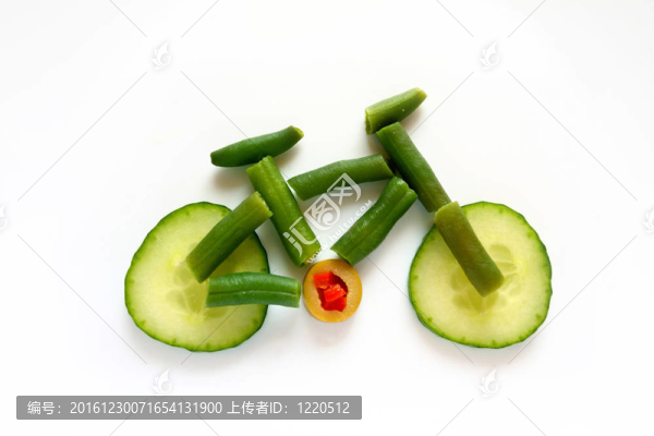 蔬菜的自行車(chē)