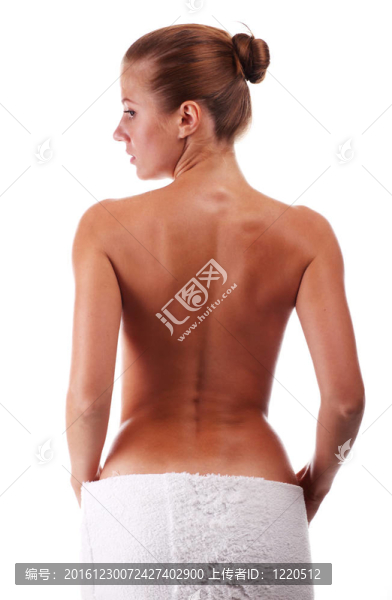 后面的女人