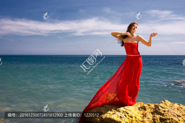 女人與海