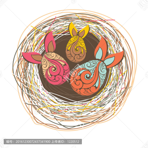 復(fù)活節(jié)彩蛋卡片
