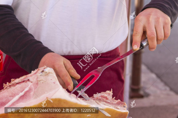 切烤火腿