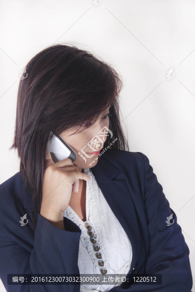 女性企業(yè)領導handpone