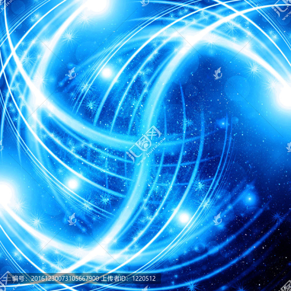 發(fā)光的背景與光點(diǎn)和星星
