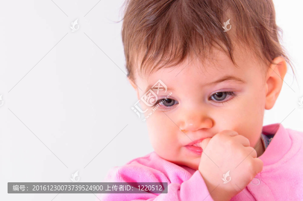 一個孩子的特寫