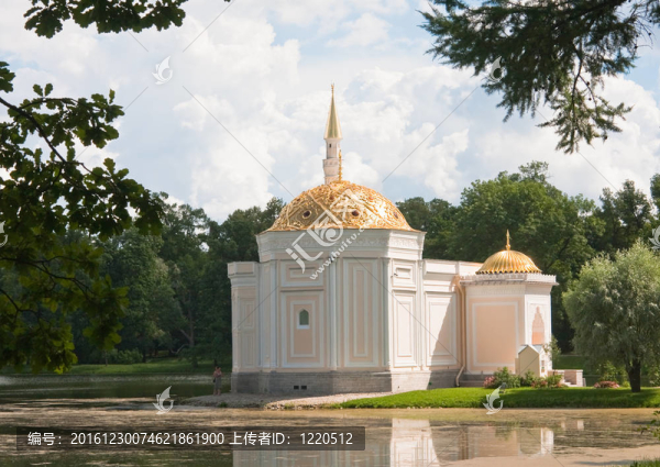 土耳其浴。Tsarskoye,Selo（俄羅斯）；圣彼得堡；俄羅斯。