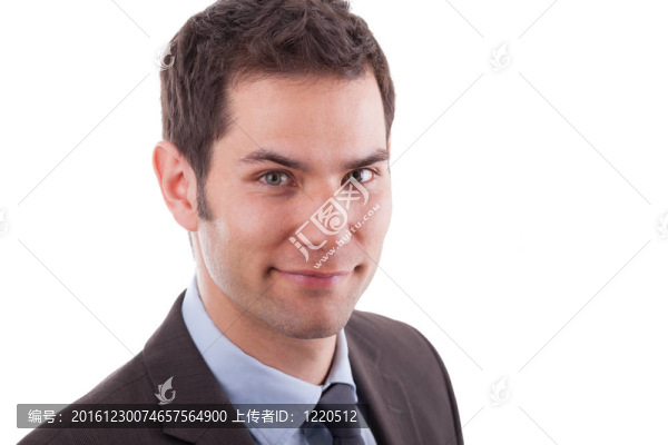 一個(gè)年輕白人商人的肖像