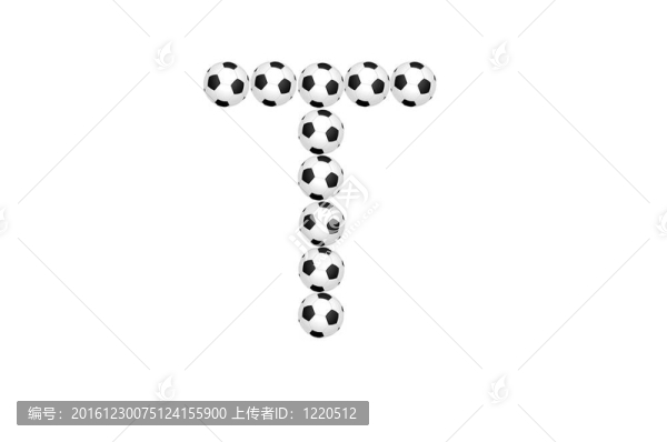 足球字母T