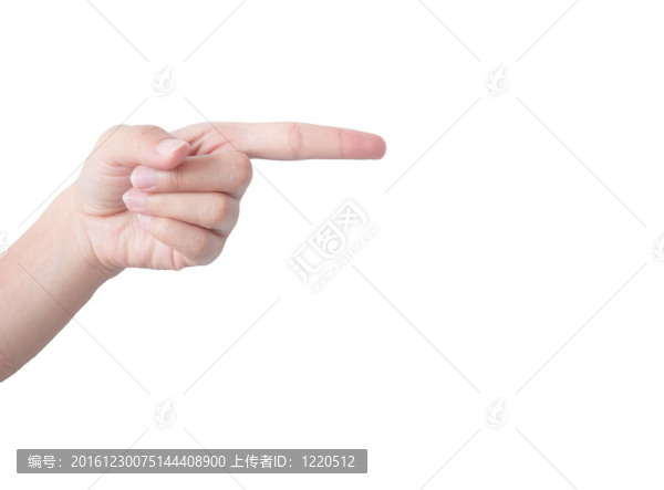 手的符號(hào)指向