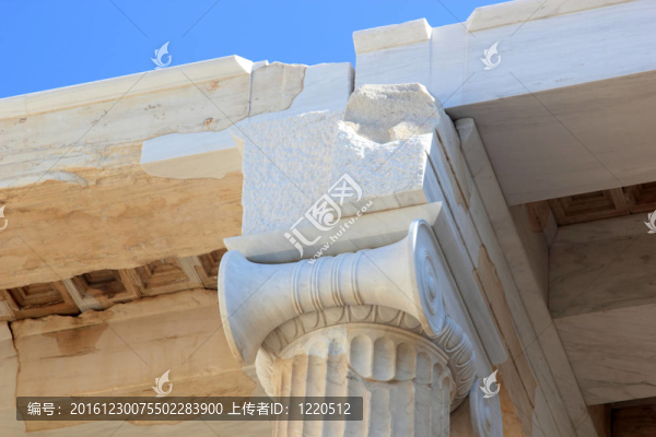 在阿克羅波利斯的Parthenon
