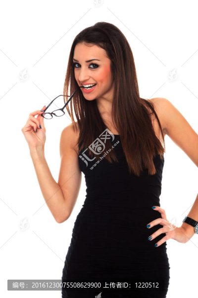 戴眼鏡的女性