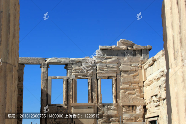 在阿克羅波利斯的Parthenon
