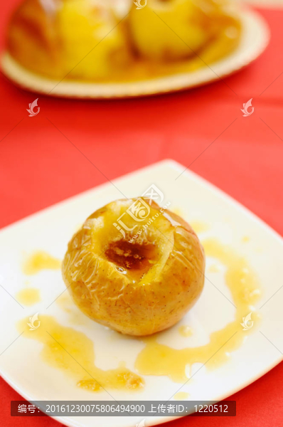 蜂蜜烤蘋果