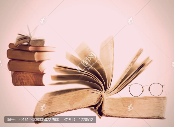 老式的書