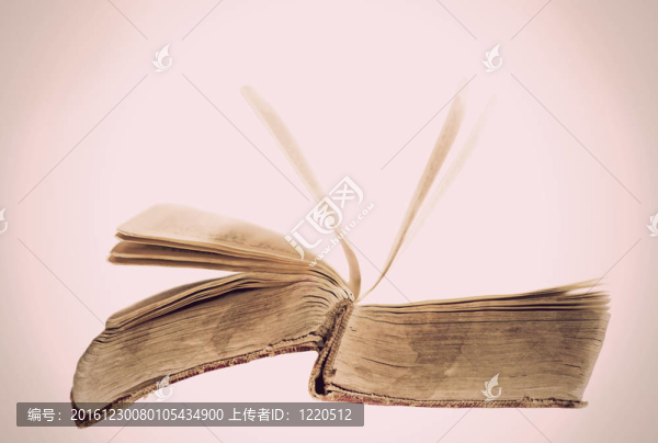 孤立的老式的書(shū)