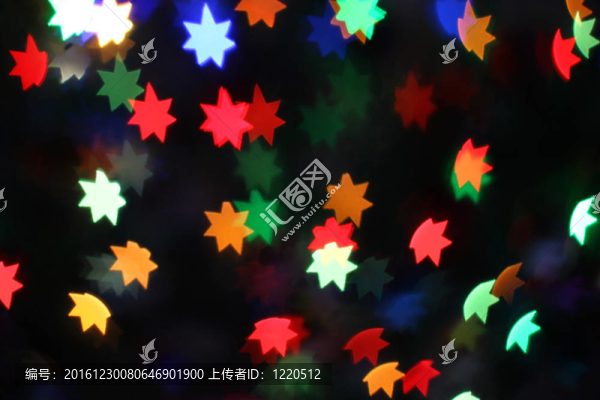 霓虹明星假期背景
