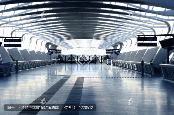 現(xiàn)代建筑的大廳
