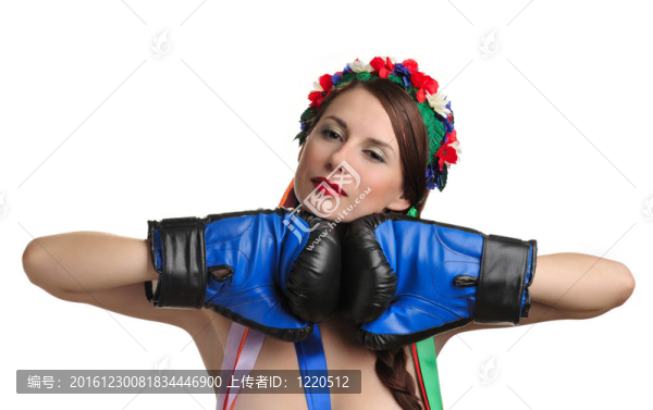 拳擊手套女孩